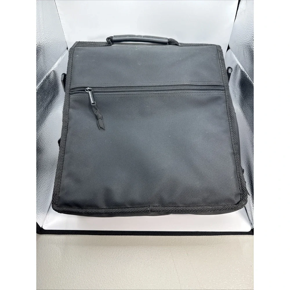 Sony PlayStation PS1 Travel Bag Carrying Case Padded Shoulder Strap Black Nylon